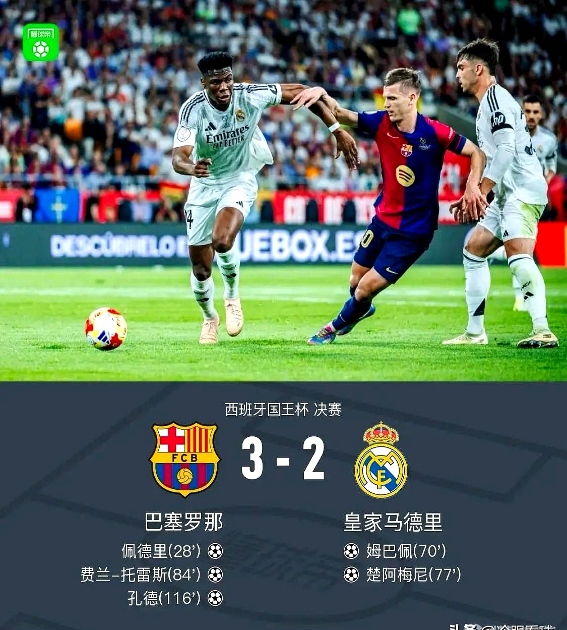 皇马力压巴萨,赢得了比赛中的胜利 皇马力压巴萨,赢得了比赛中的胜利